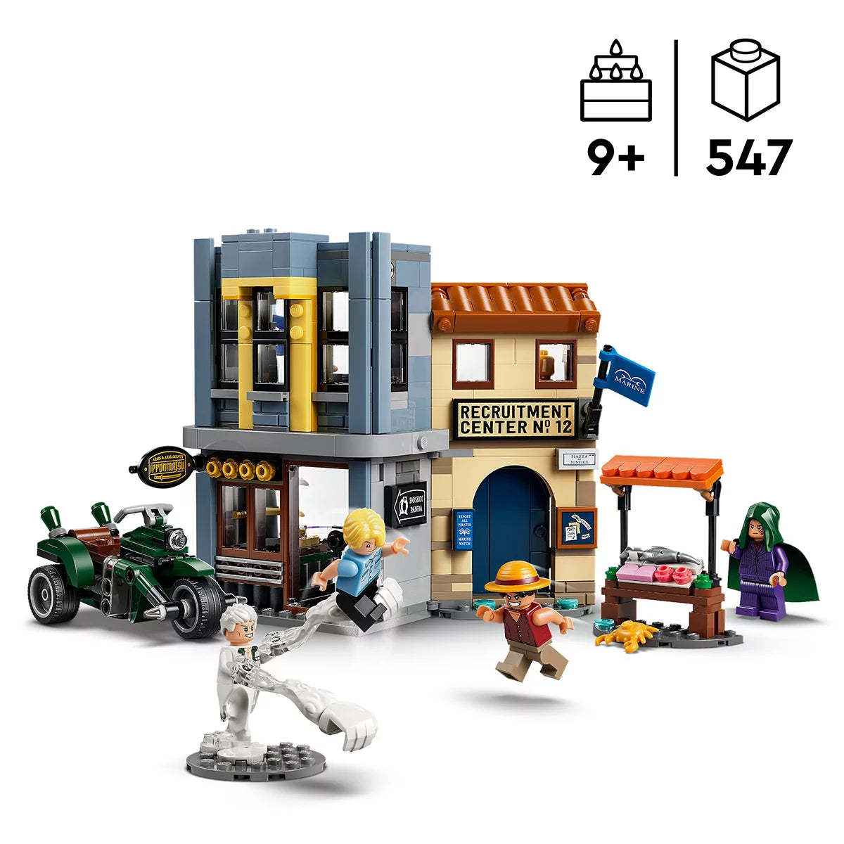 LEGO ONE PIECE Showdown with Captain Smoker - Model 75642 (9+ Years)