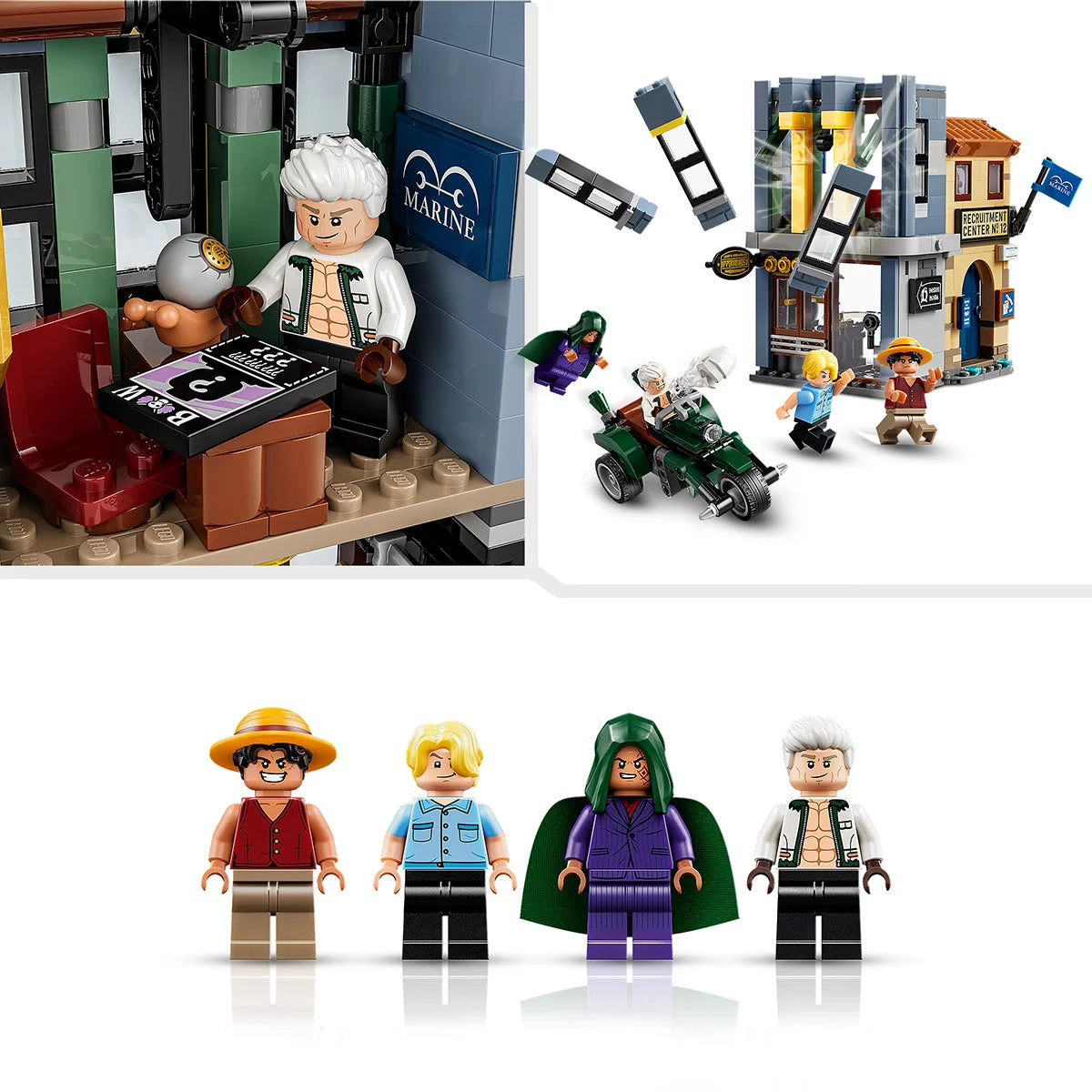 LEGO ONE PIECE Showdown with Captain Smoker - Model 75642 (9+ Years)