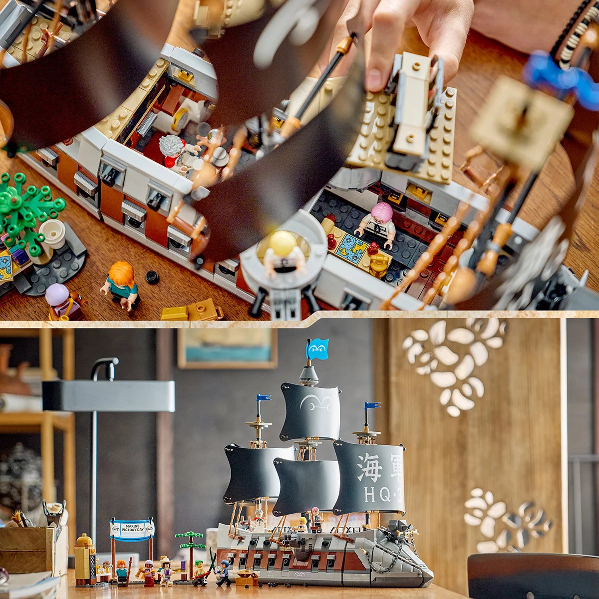 LEGO ONE PIECE Garp's Marine Battleship - Model 75646 (9+ Years)
