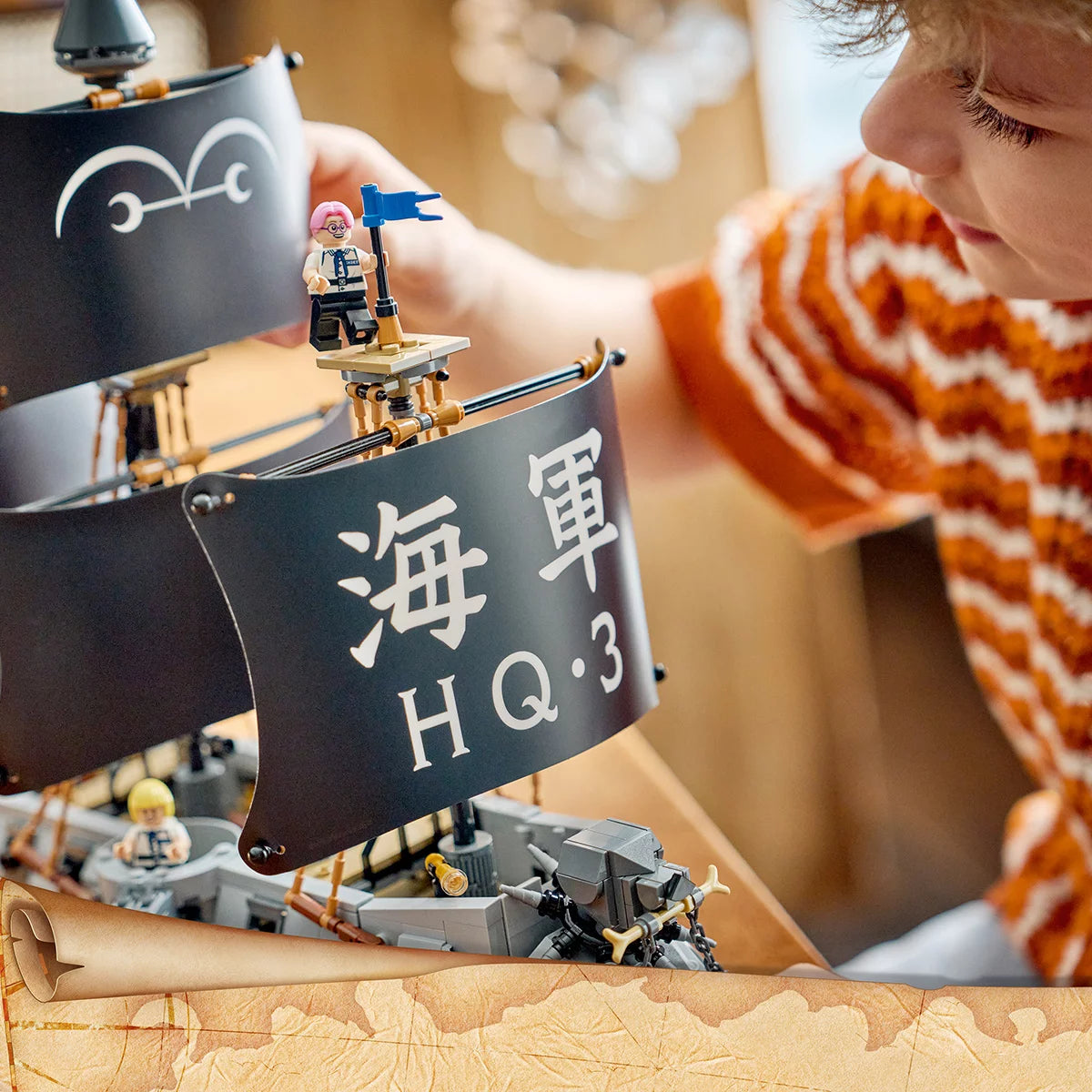 LEGO ONE PIECE Garp's Marine Battleship - Model 75646 (9+ Years)