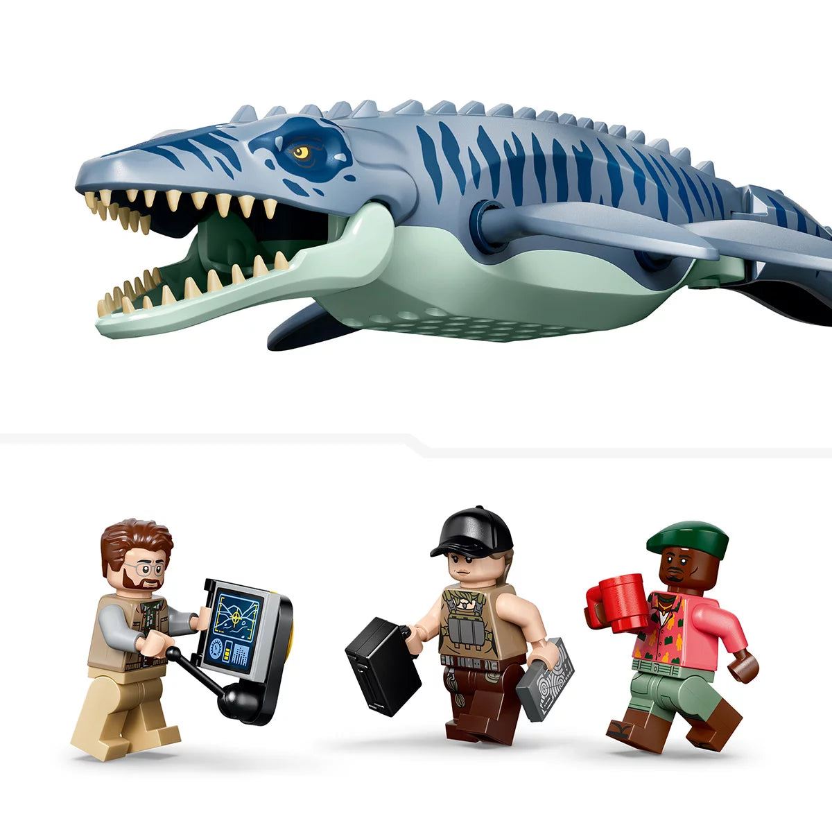 LEGO Jurassic World Mosasaurus Dinosaur Boat Attack - Model 77983 (7+ Years)