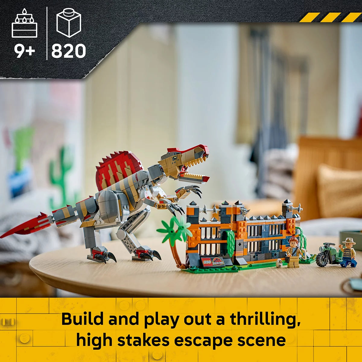 LEGO Jurassic World Spinosaurus Dinosaur Escape - Model 77982 (9+ Years)