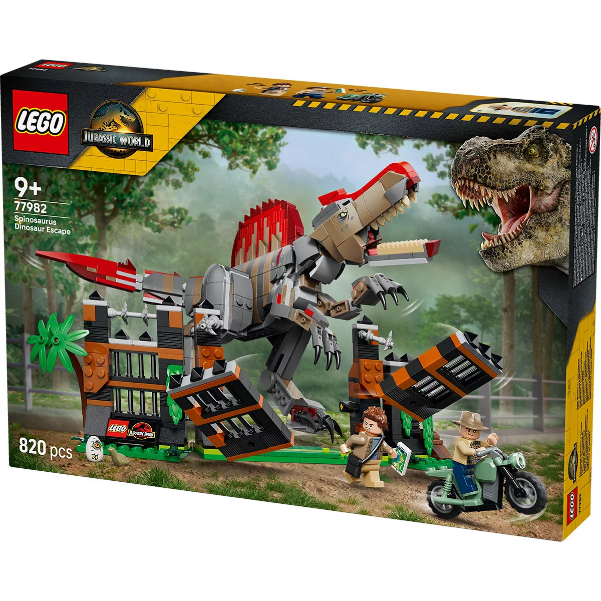 LEGO Jurassic World Spinosaurus Dinosaur Escape - Model 77982 (9+ Years)