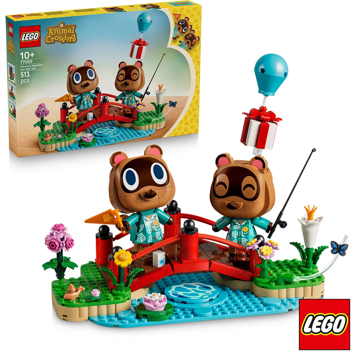 LEGO Animal Crossing Timmy & Tommy's Fun Day Out - Model 77059 (10+ Years)