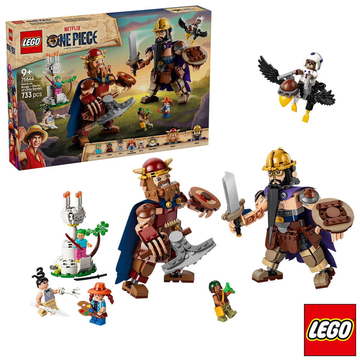 LEGO ONE PIECE Dorry vs. Brogy - Giants of Little Garden - Model 75644 (9+