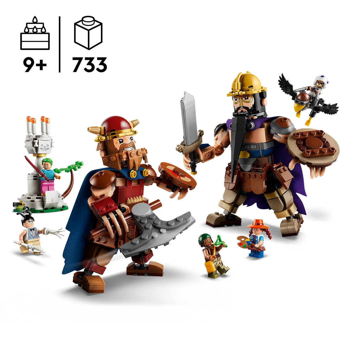 LEGO ONE PIECE Dorry vs. Brogy - Giants of Little Garden - Model 75644 (9+