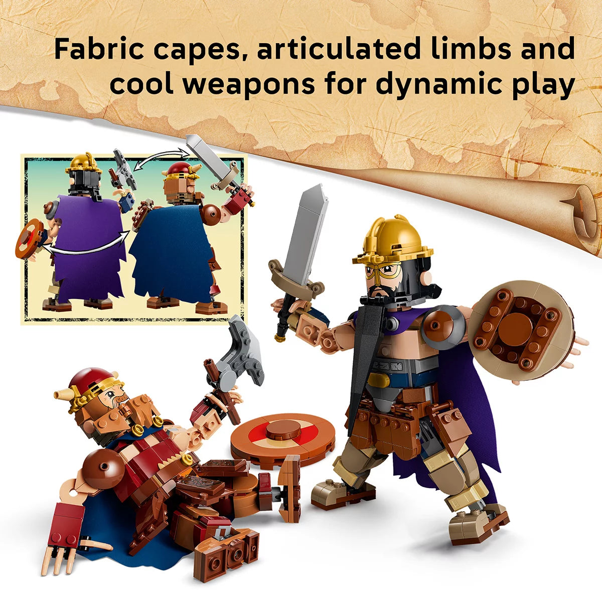 LEGO ONE PIECE Dorry vs. Brogy - Giants of Little Garden - Model 75644 (9+