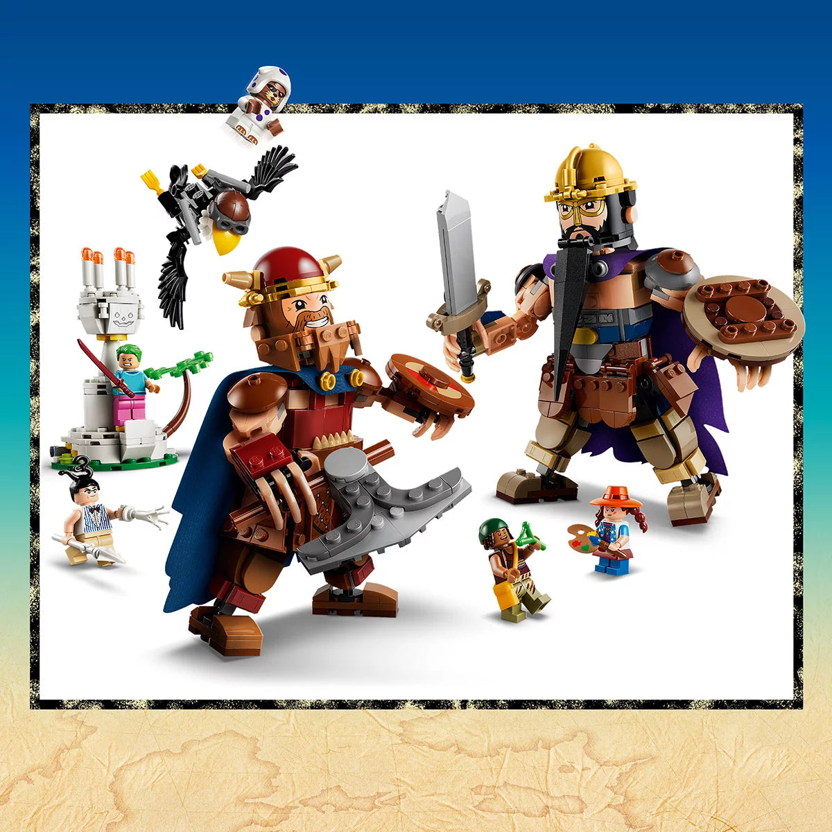 LEGO ONE PIECE Dorry vs. Brogy - Giants of Little Garden - Model 75644 (9+