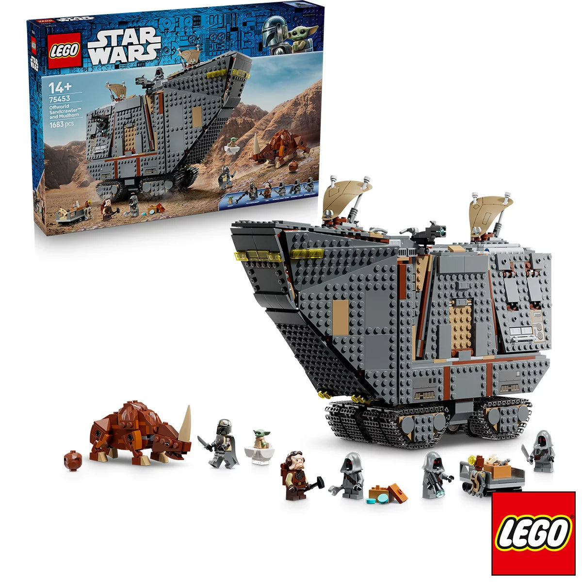 LEGO Star Wars Offworld Sandcrawler and Mudhorn - Model 75453 (14+ Years)
