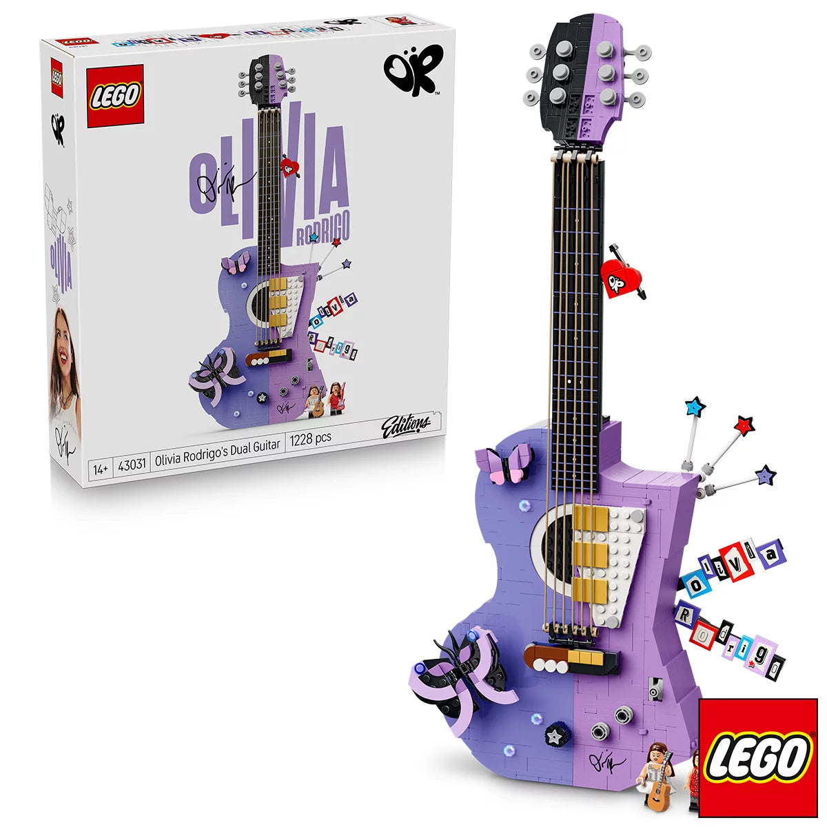 LEGO Editions Music Olivia Rodrigo - Guitar - Model 43031 (14+ Years)