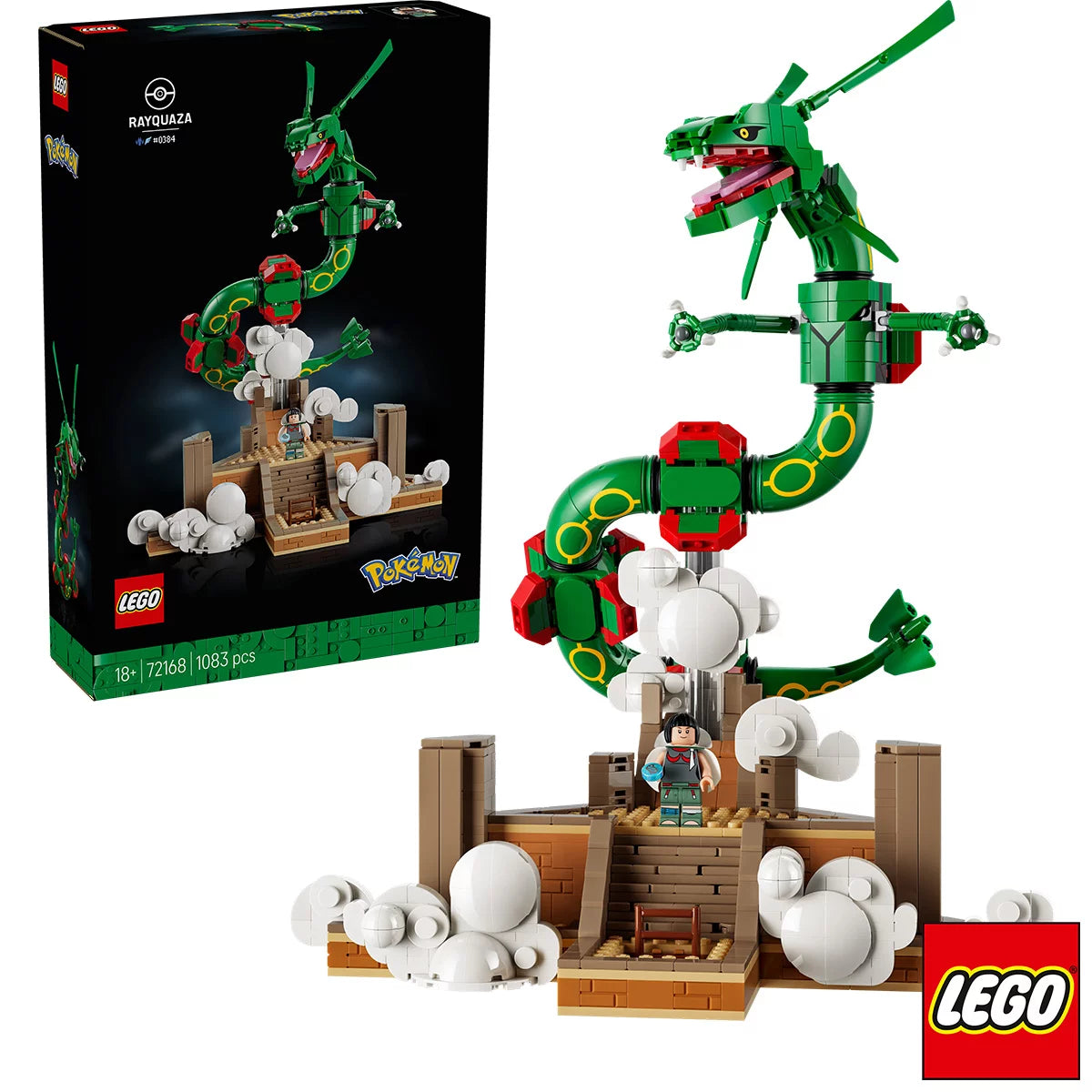 LEGO Pokémon Rayquaza - Model 72168 (18+ Years)