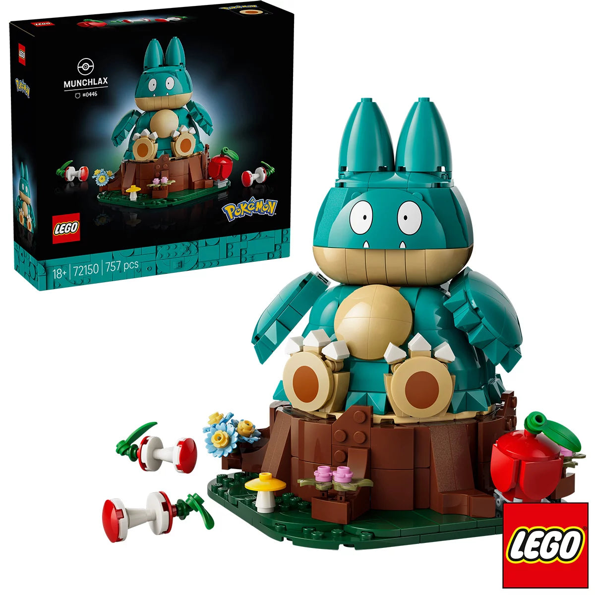 LEGO Pokémon Munchlax - Model 72150 (18+ Years)