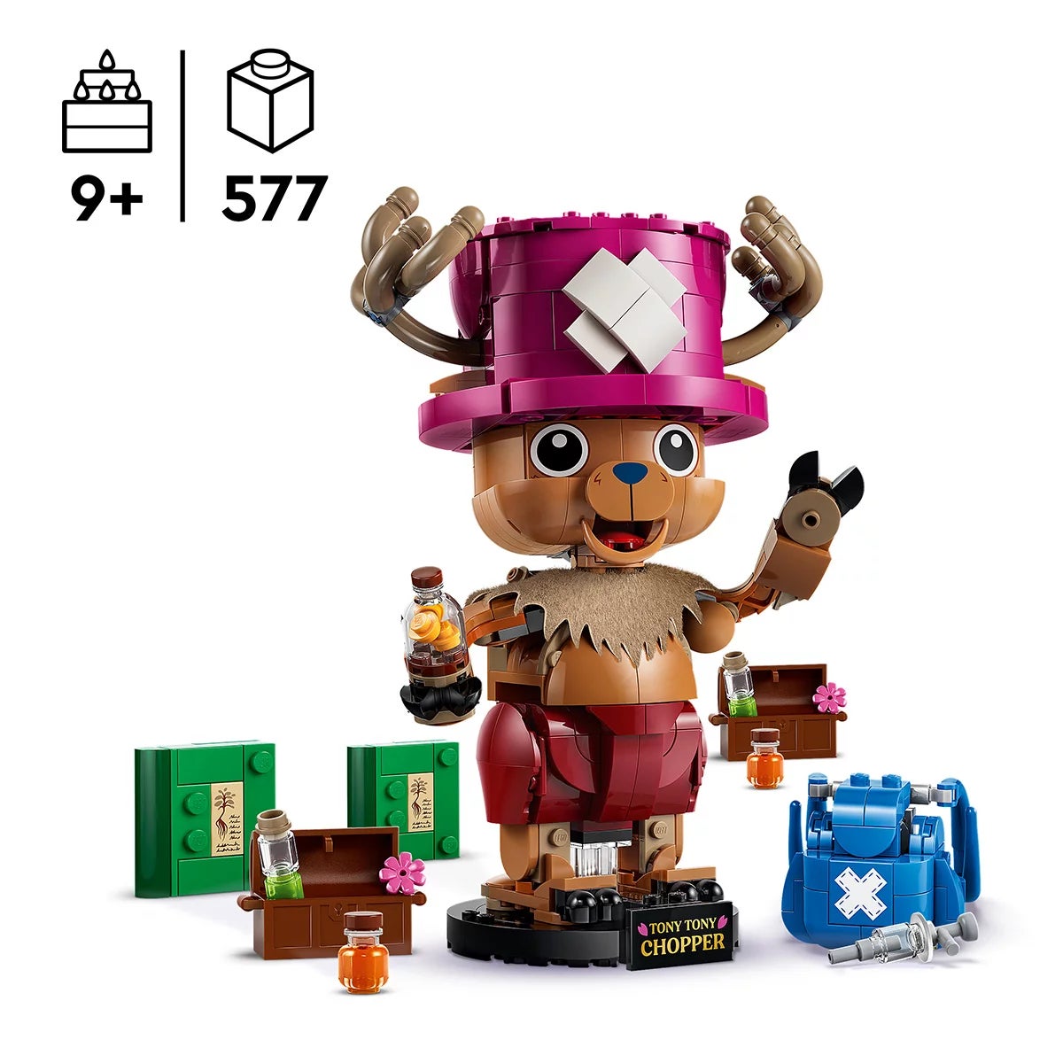 LEGO ONE PIECE Tony Tony Chopper - Model 75643 / LEGO KPop Demon Hunters Derpy Tiger and Sussie, view 12