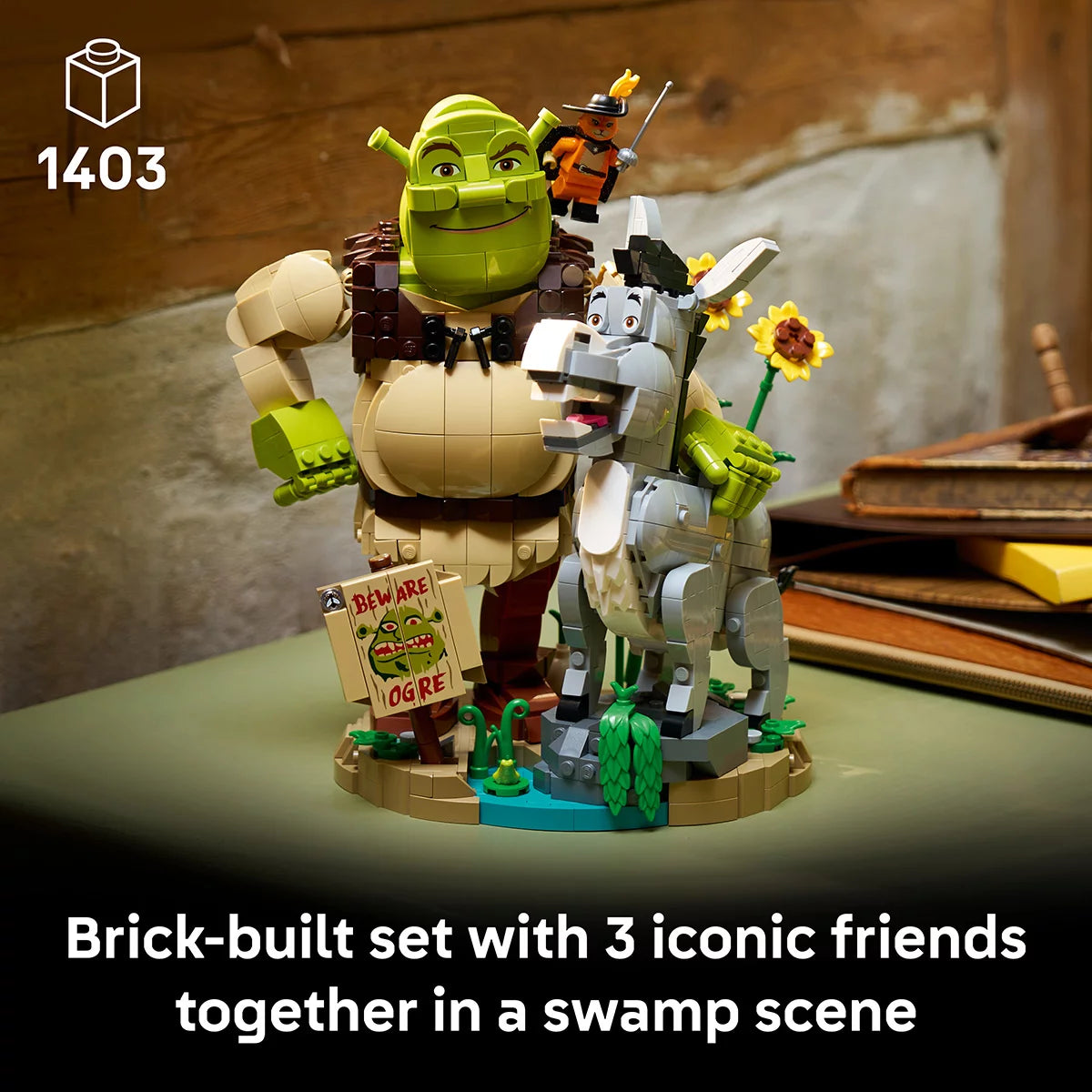 LEGO Shrek Shrek, Donkey & Puss in Boots - Model 72423 (18+ Years), view 4