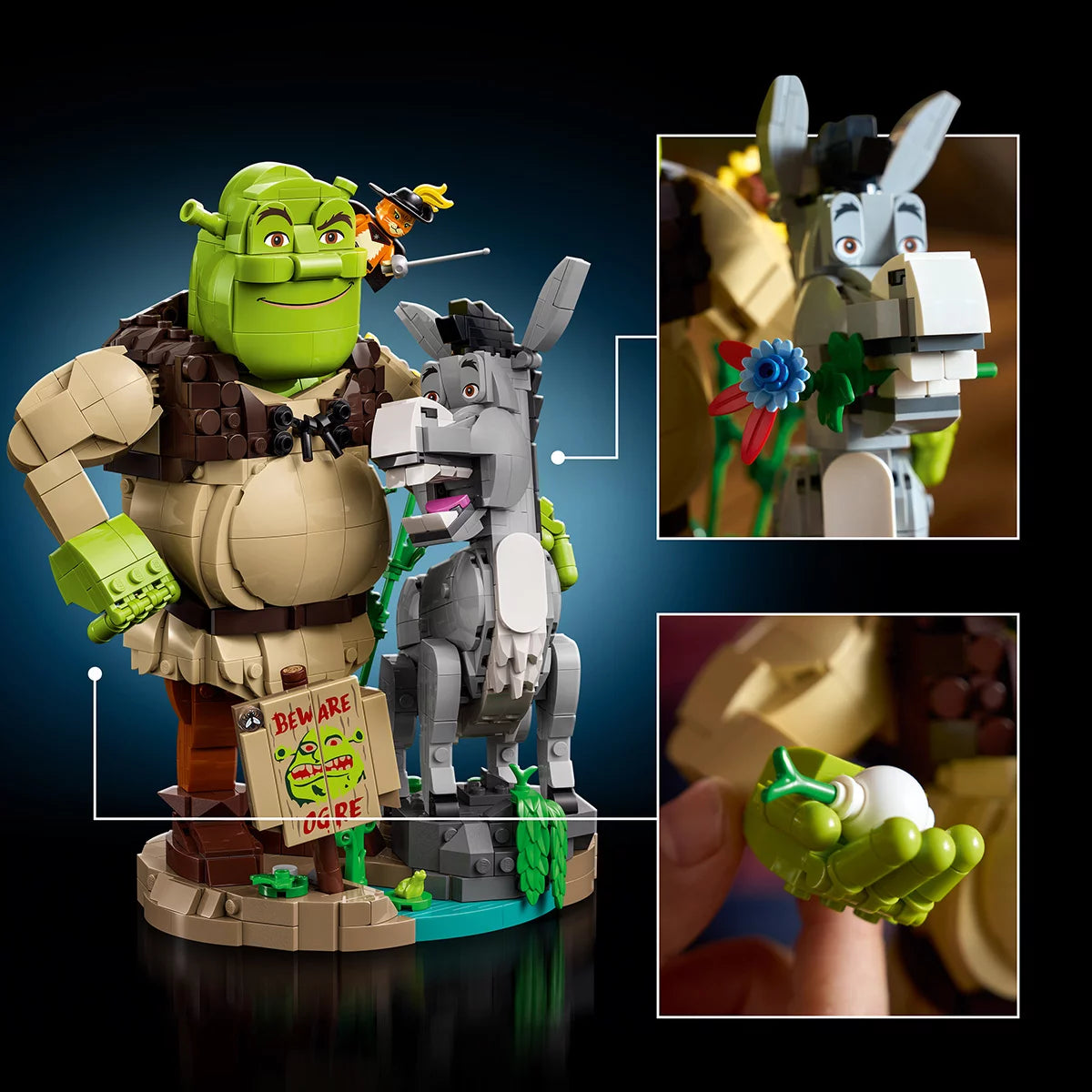 LEGO Shrek Shrek, Donkey & Puss in Boots - Model 72423 (18+ Years), view 6