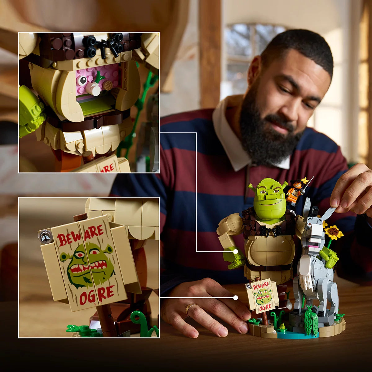LEGO Shrek Shrek, Donkey & Puss in Boots - Model 72423 (18+ Years), view 8