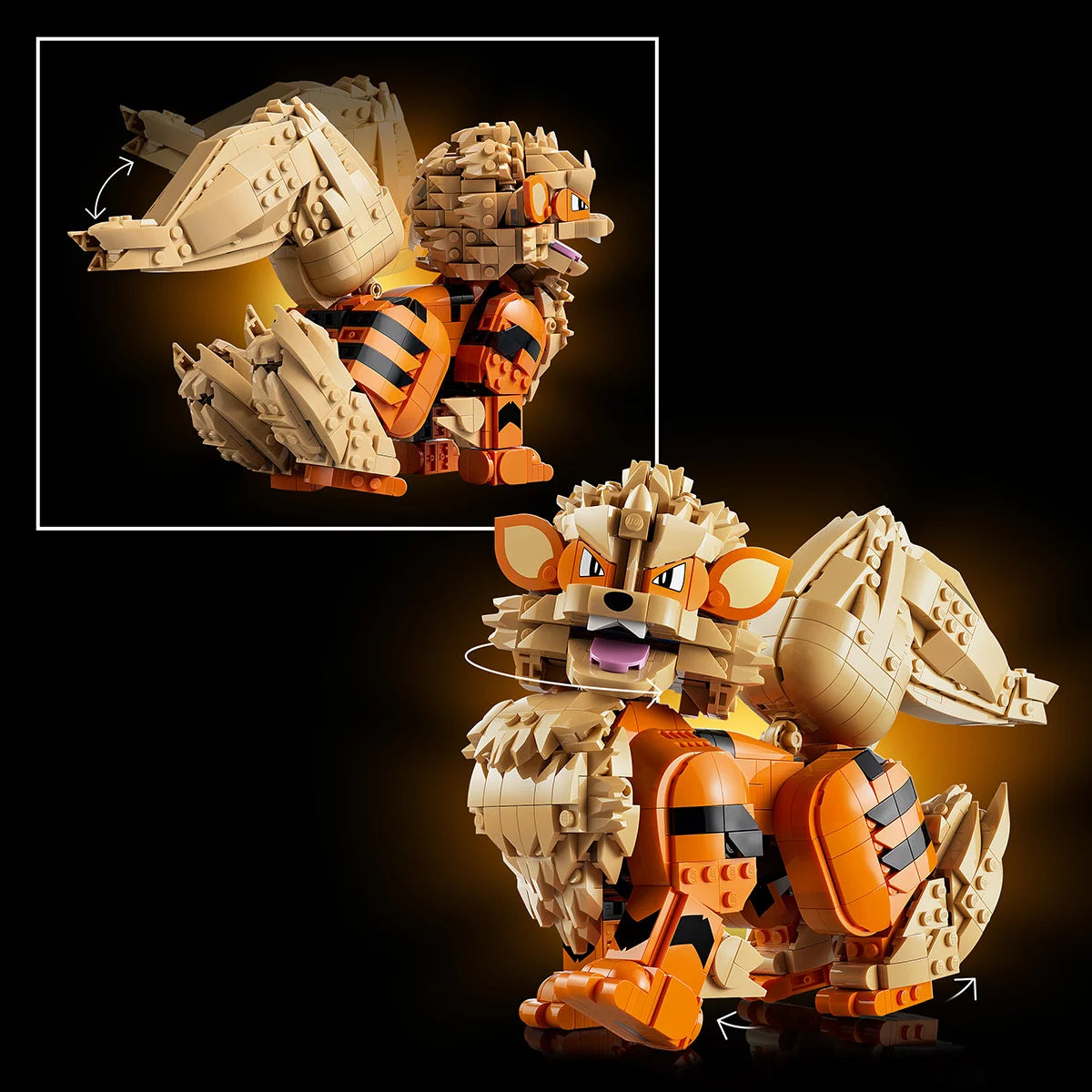 LEGO Pokémon Arcanine - Model 72160 (18+ Years), view 6