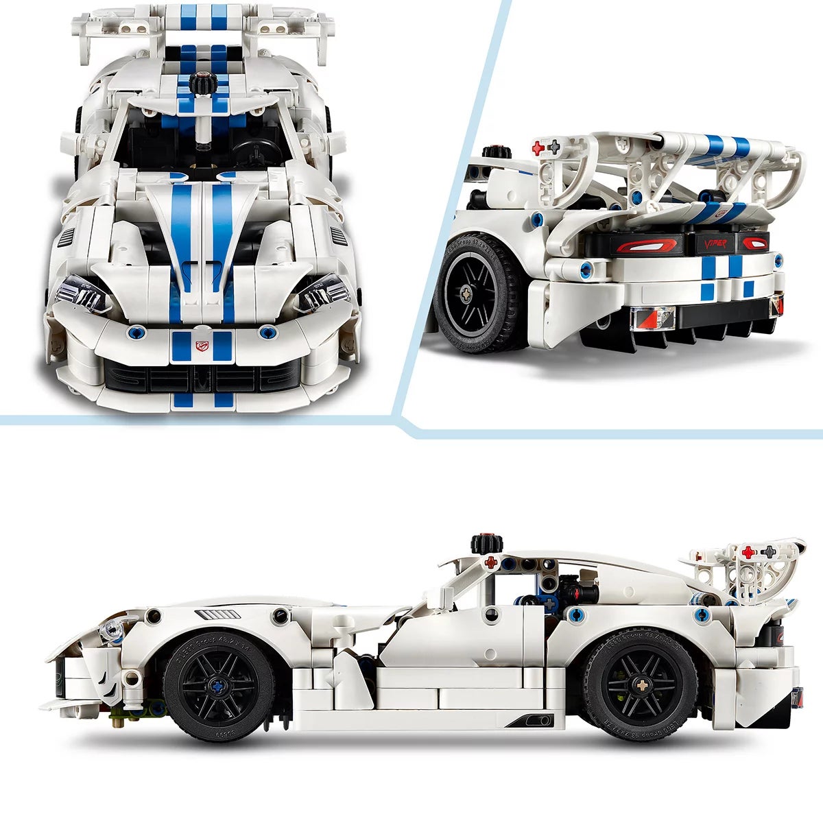 LEGO Technic Dodge Viper GTS-R Sports Car / Ferrari 488 PISTA Car - Model 42234/42235 (9+ Yrs), view 6