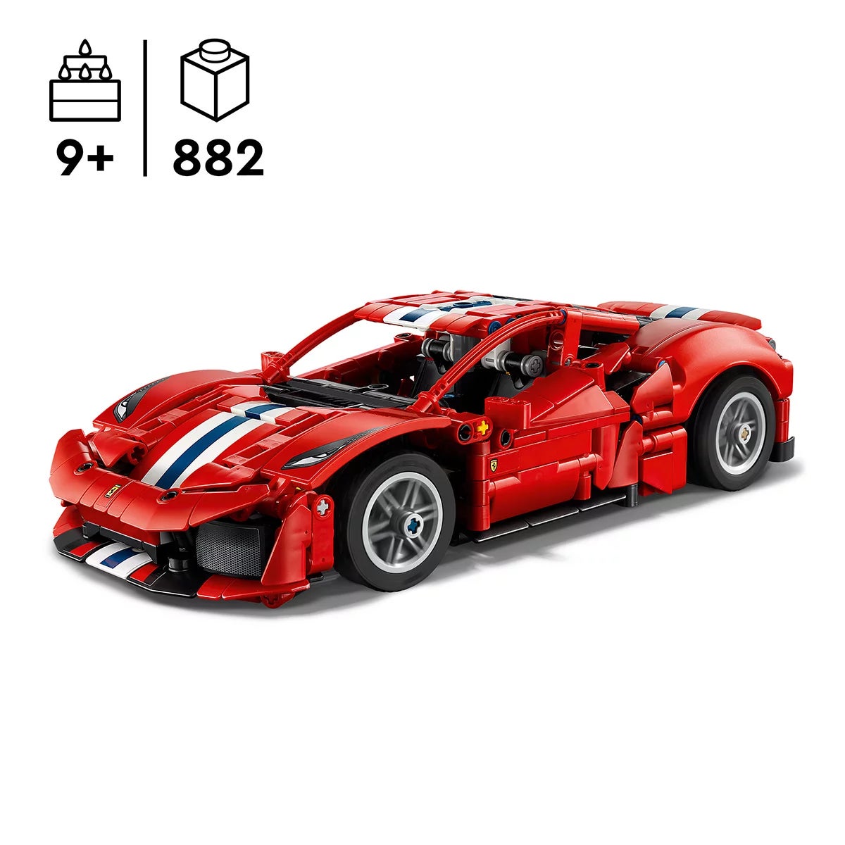 LEGO Technic Dodge Viper GTS-R Sports Car / Ferrari 488 PISTA Car - Model 42234/42235 (9+ Yrs), view 12