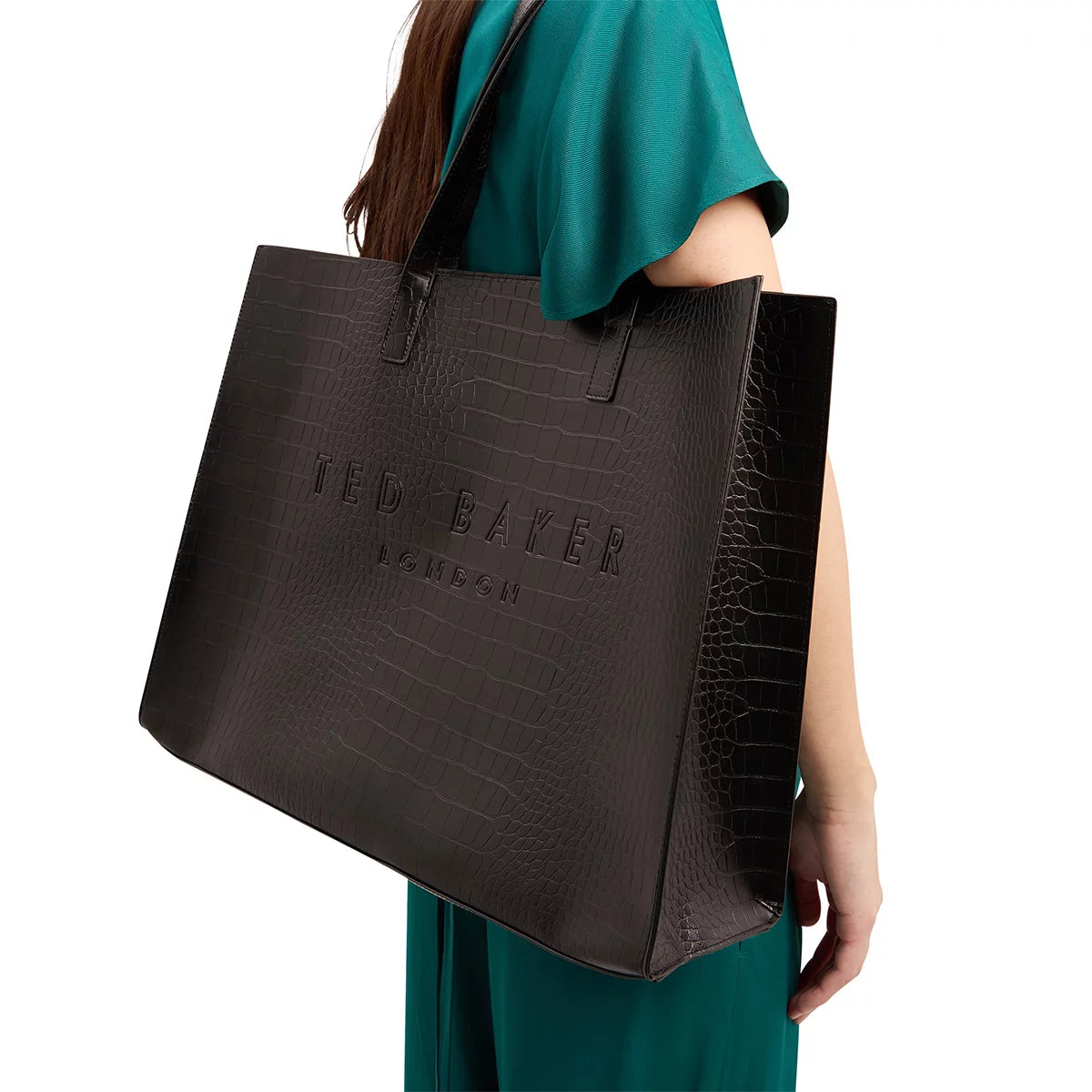 Ted Baker Croc Texture Icon Tote Bag