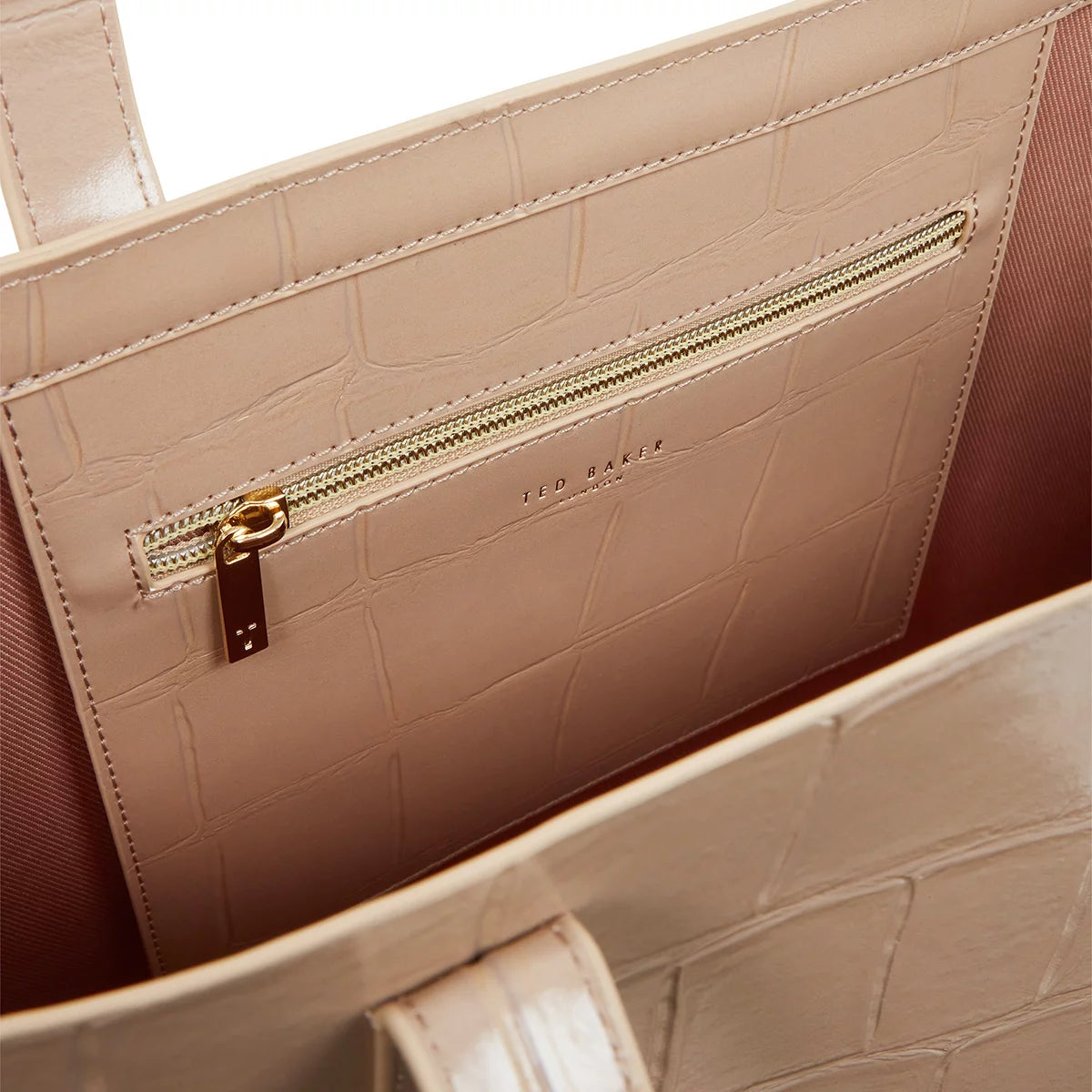 Ted Baker Croc Texture Icon Tote Bag