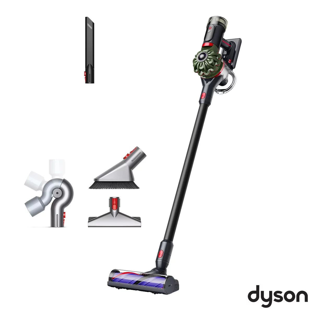 Dyson V8 Cyclone Cordless Stick Vacuum With Furniture Cleaning Kit