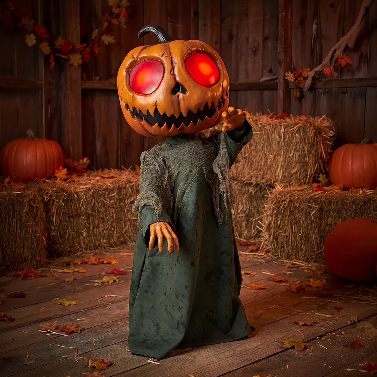 Halloween 3 ft Animated Scary Monsters With Lights and Sounds, view 2