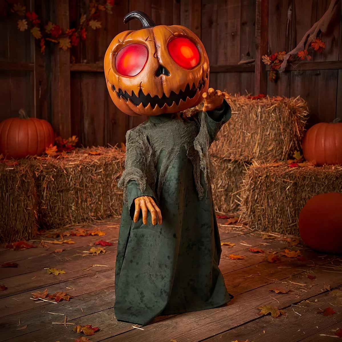 Halloween 3 ft Animated Scary Monsters With Lights and Sounds, view 9