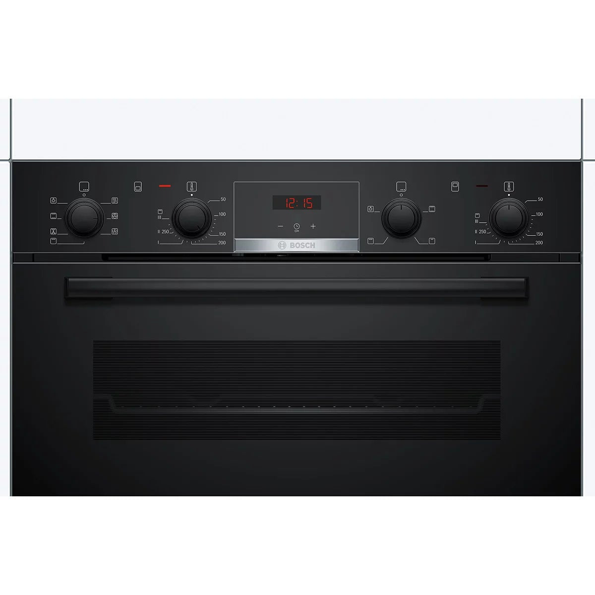 Bosch Series 4 NBS533BB0B Double Oven, A Rated in Black, view 2