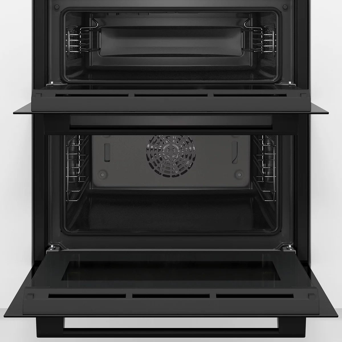 Bosch Series 4 NBS533BB0B Double Oven, A Rated in Black, view 4