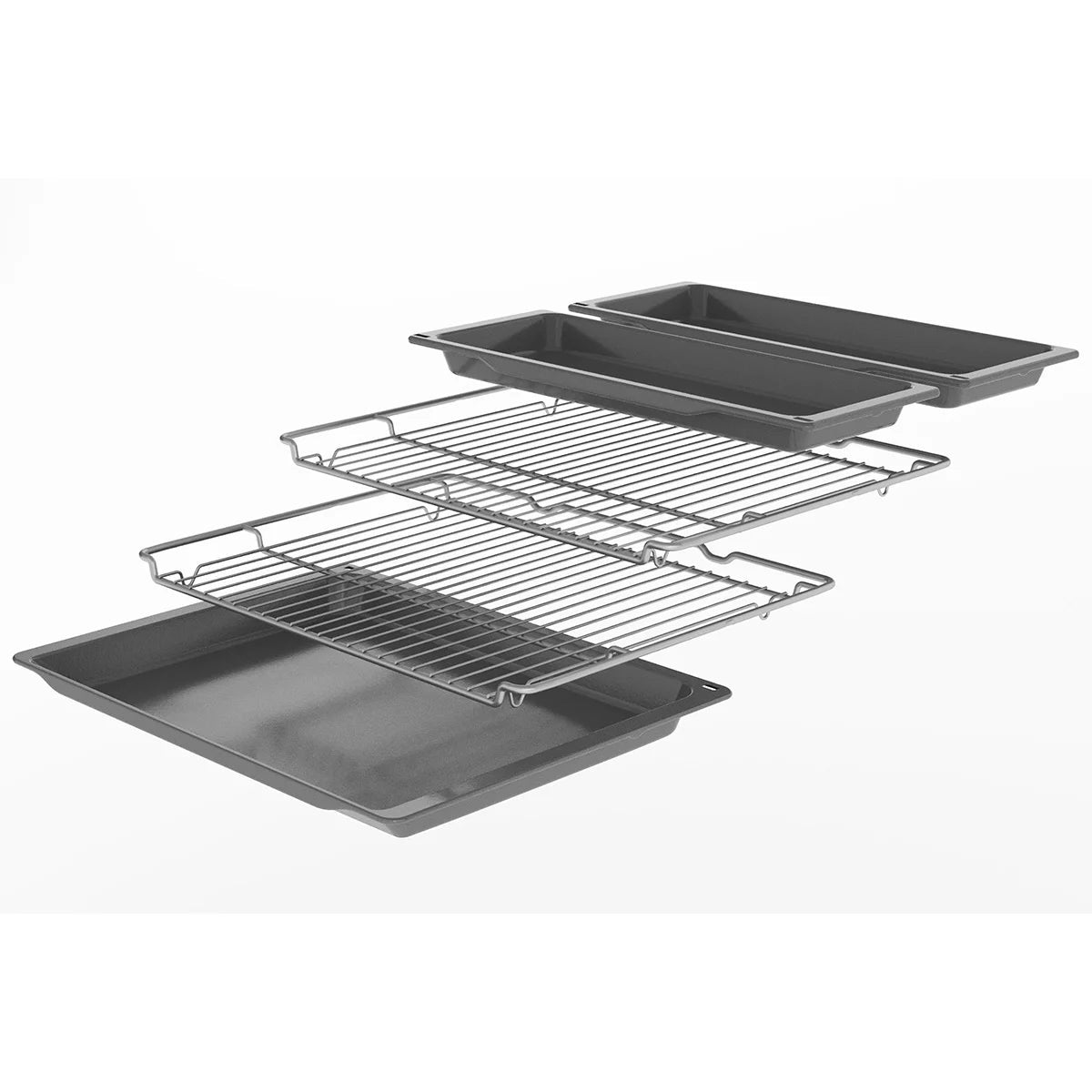 Bosch Series 4 NBS533BB0B Double Oven, A Rated in Black, view 6