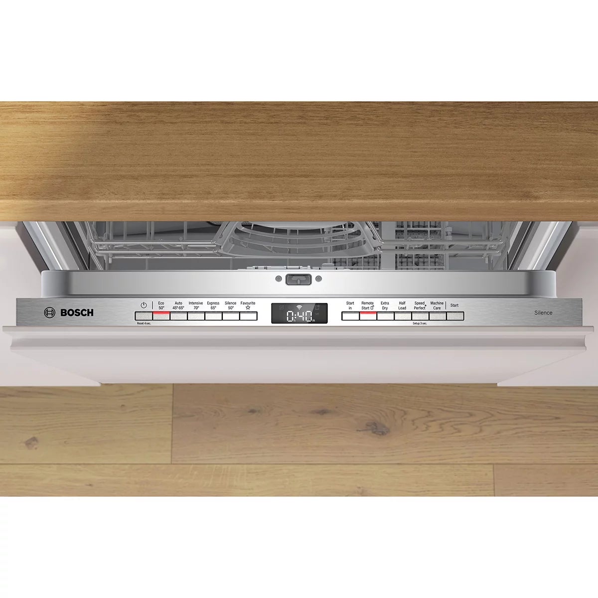 Bosch SMH4HTX11G Series 4, Fully Integrated Dishwasher, 13 Place Setting, C Rated, view 3