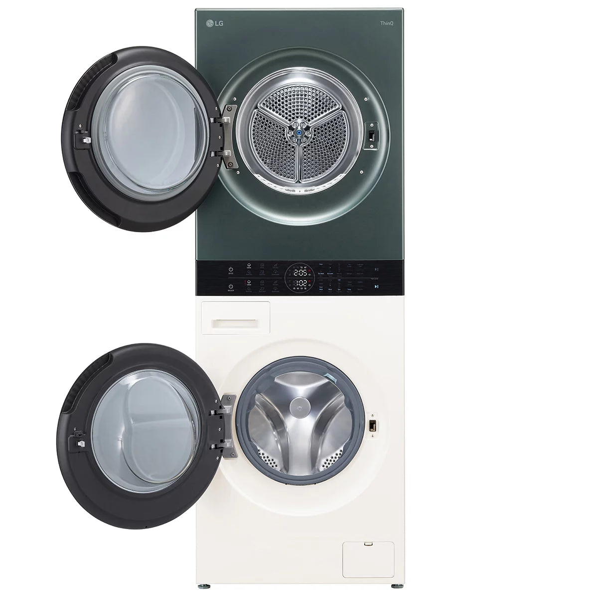 LG WT1210NBTN1, 12kg/10kg, 1400rpm, Washer Tower Rated in A/A+++ in Green