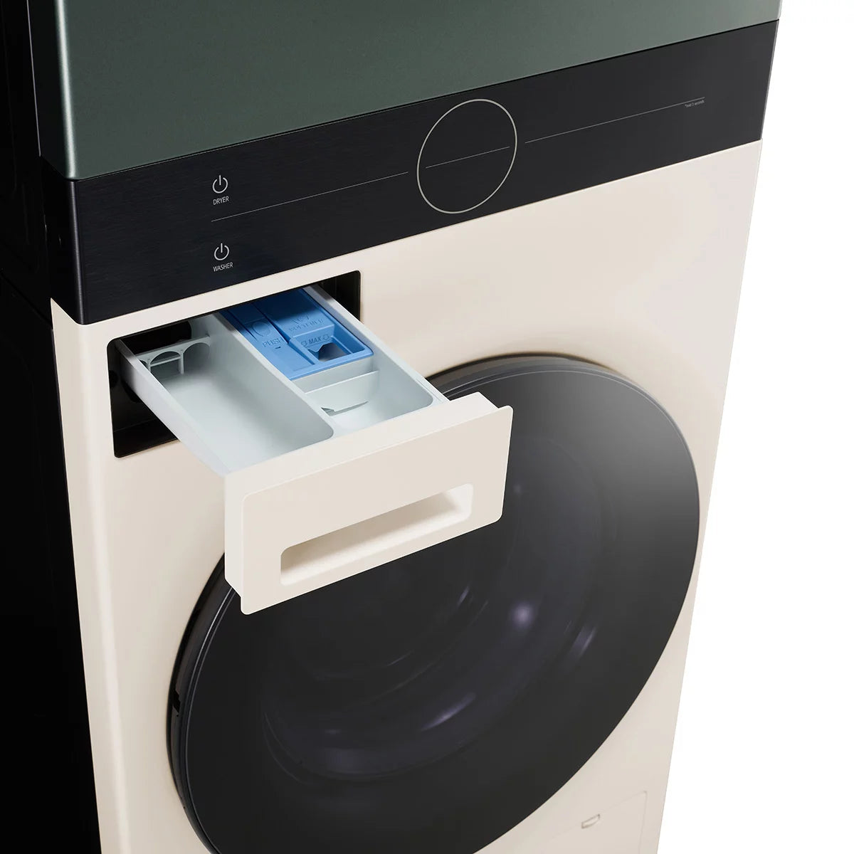LG WT1210NBTN1, 12kg/10kg, 1400rpm, Washer Tower Rated in A/A+++ in Green