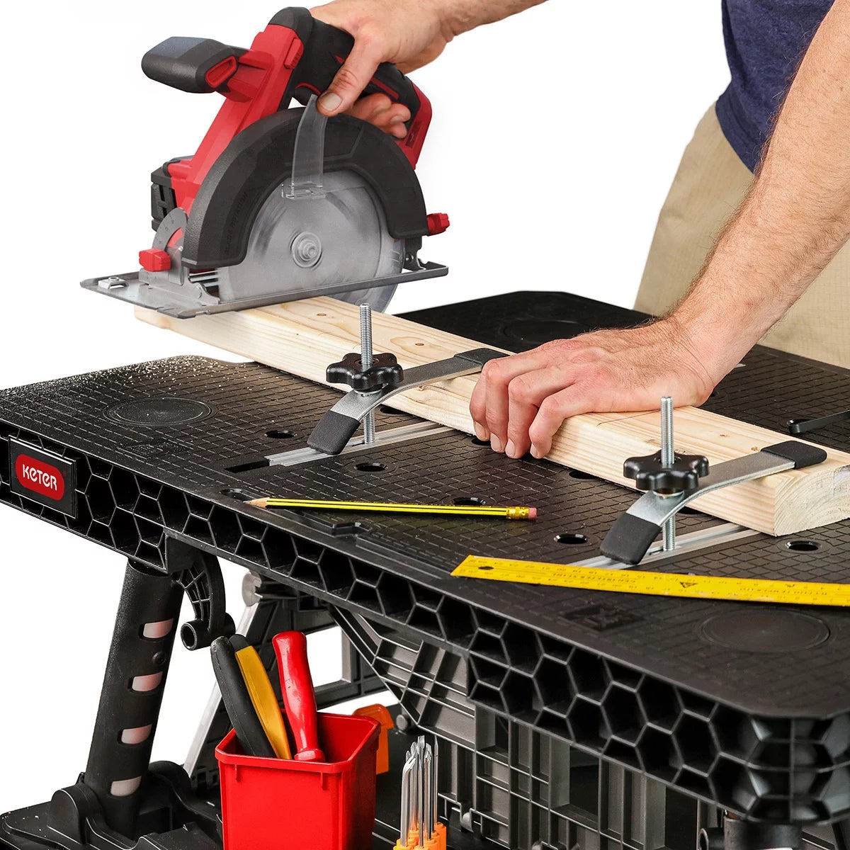 Keter V2 Folding Work Bench Table, view 3
