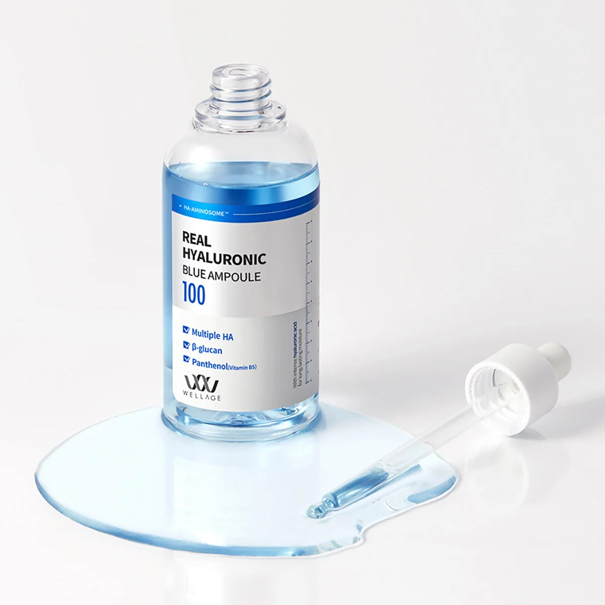 Wellage Real Hyaluronic Blue Ampoule, 100ML+60ML