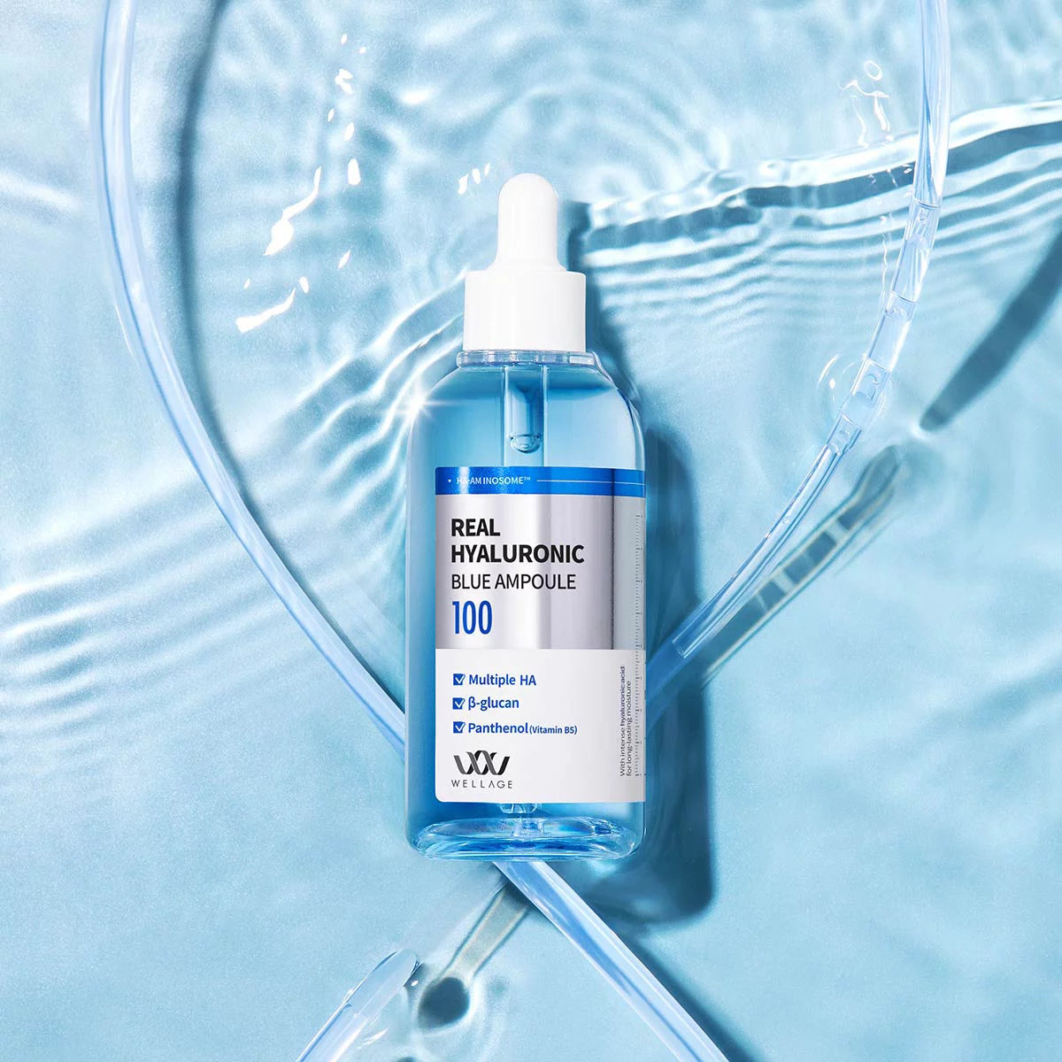 Wellage Real Hyaluronic Blue Ampoule, 100ML+60ML