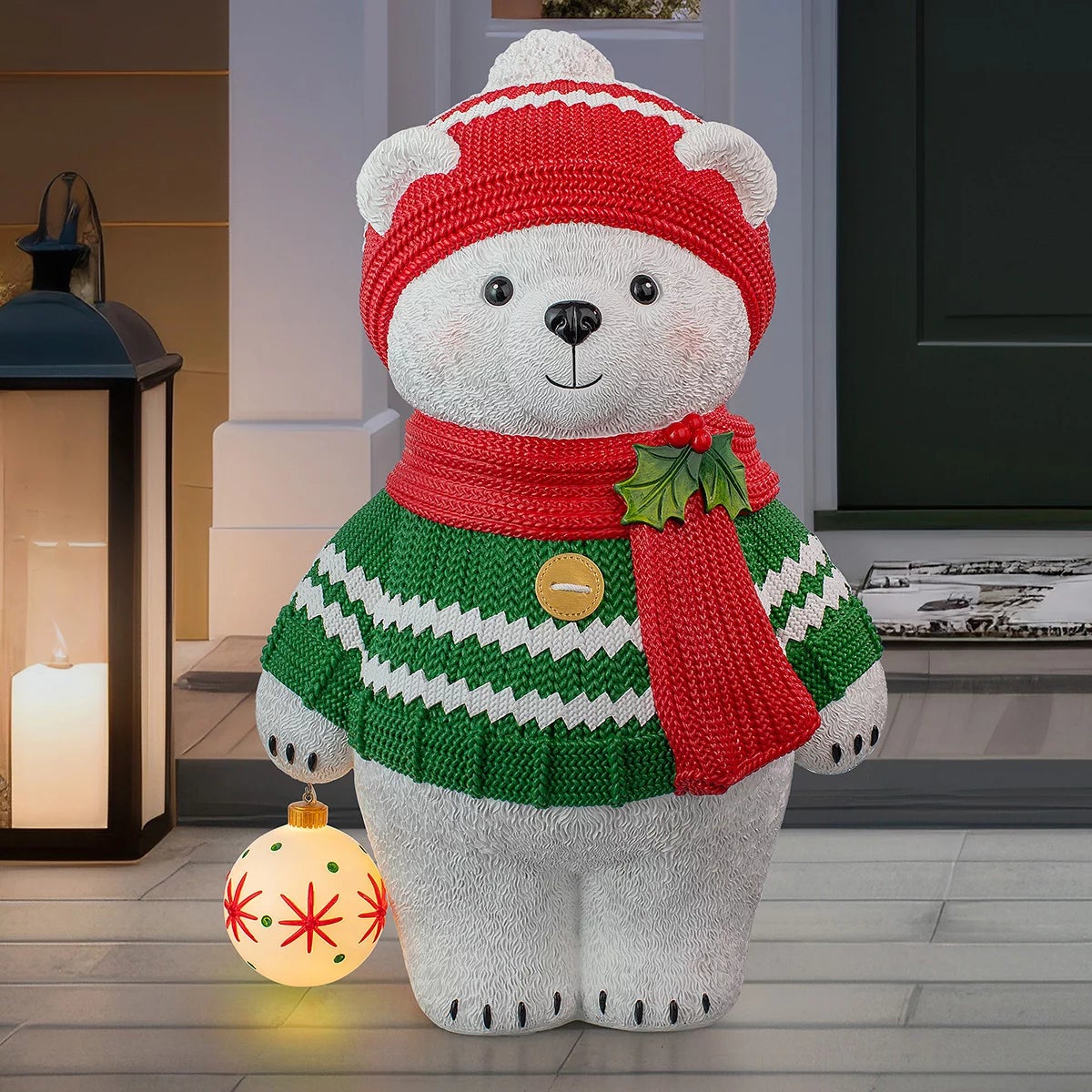 24 inch Bear and Penguin Greeter With LED Lights, view 8