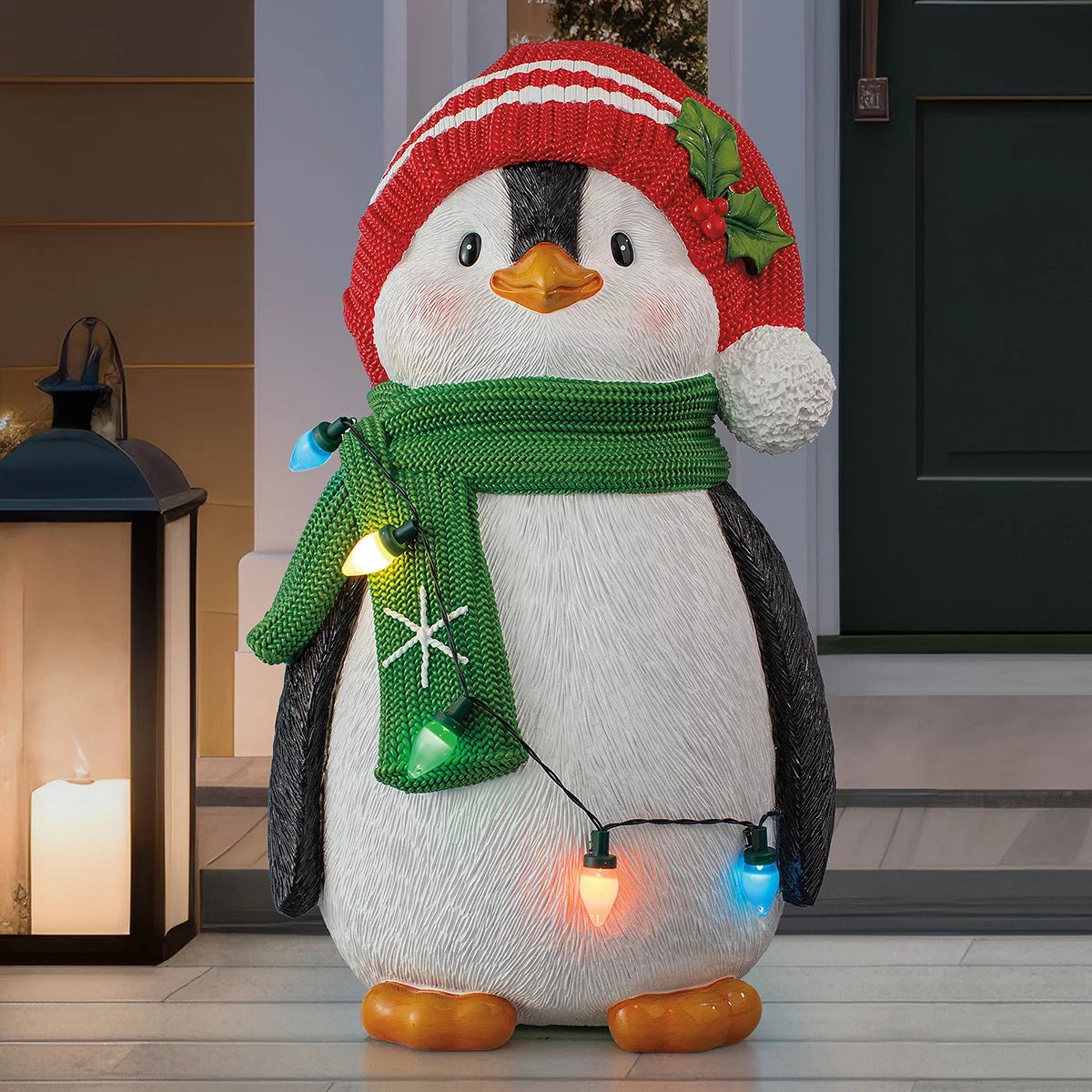 24 inch Bear and Penguin Greeter With LED Lights, view 16