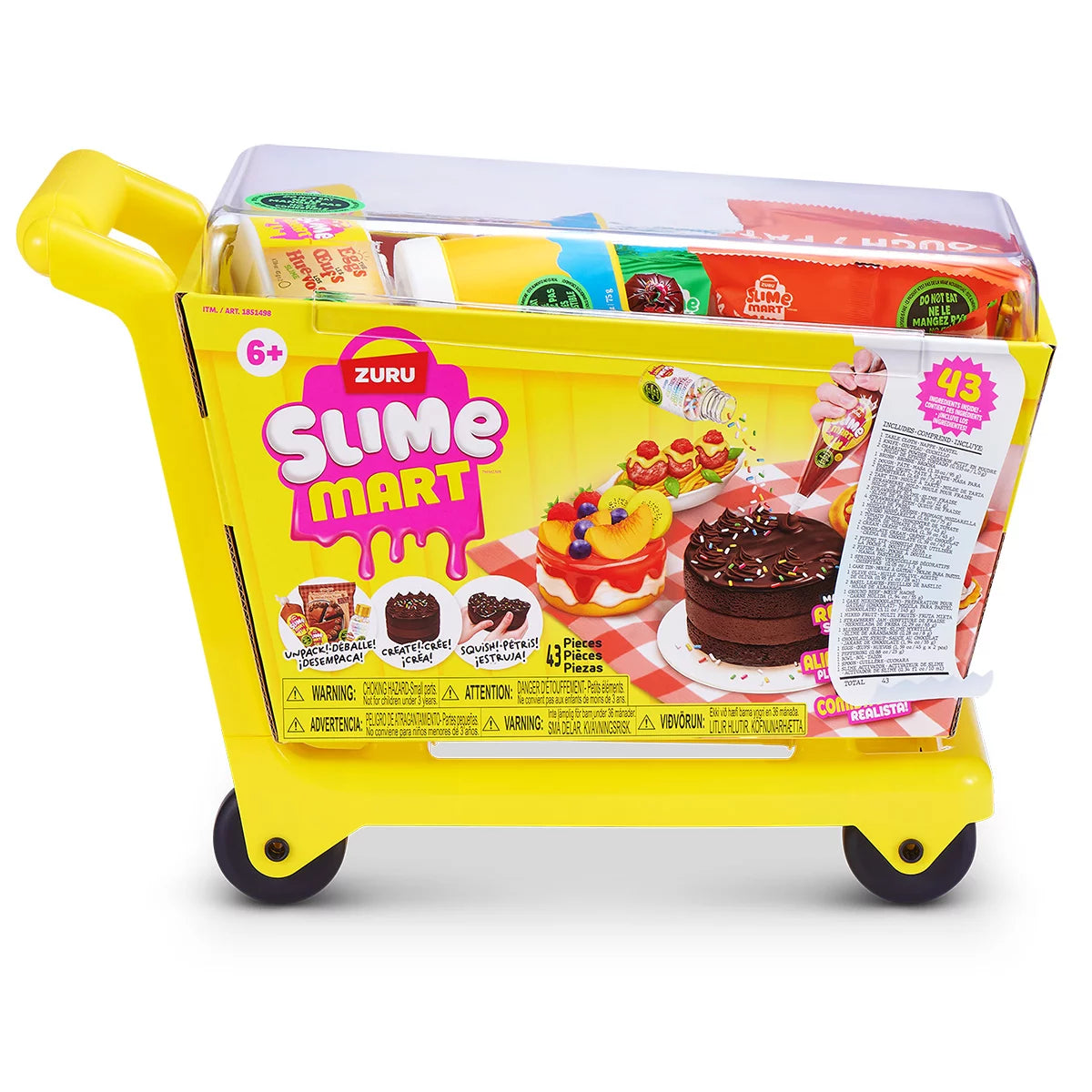 Slime Mart Trolley with 5 Exclusive Recepies (6+ Years)