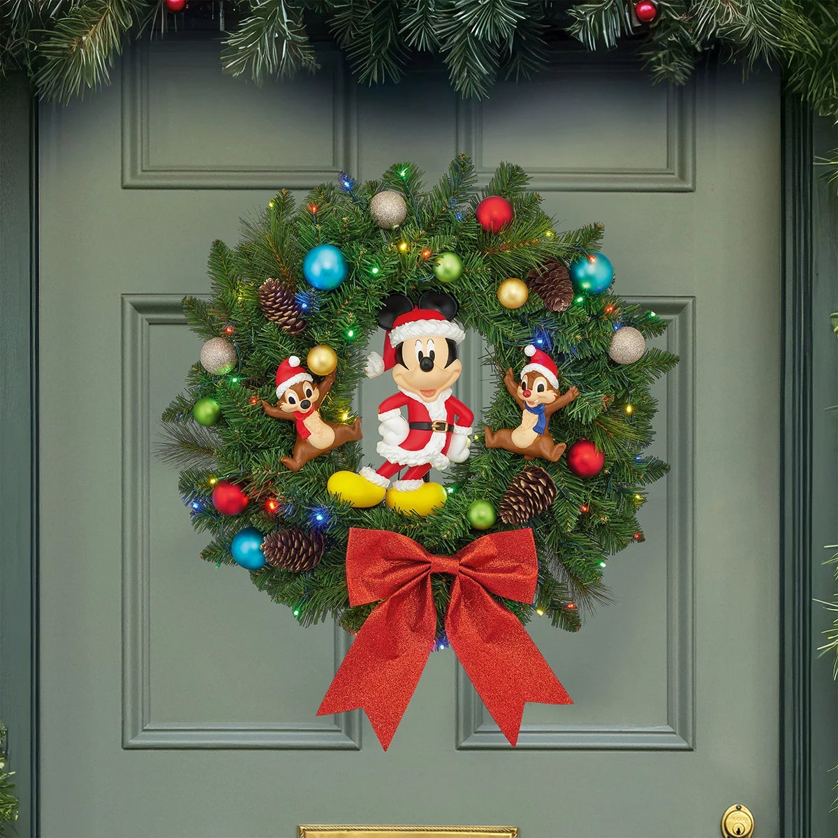 22 inch Disney Holiday Wreath With LED Lights