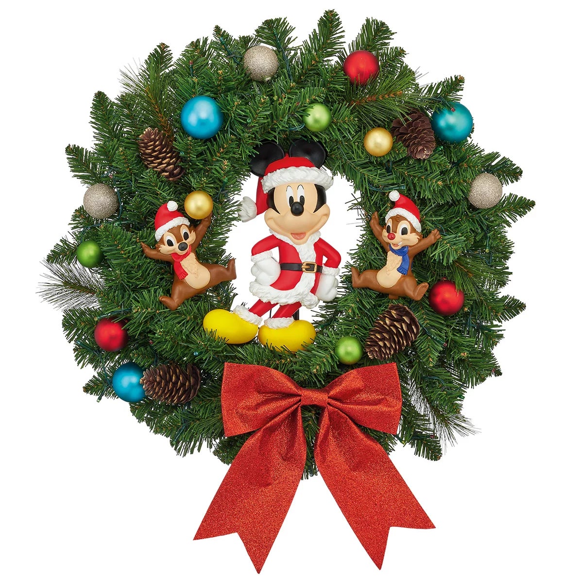 22 inch Disney Holiday Wreath With LED Lights, view 4