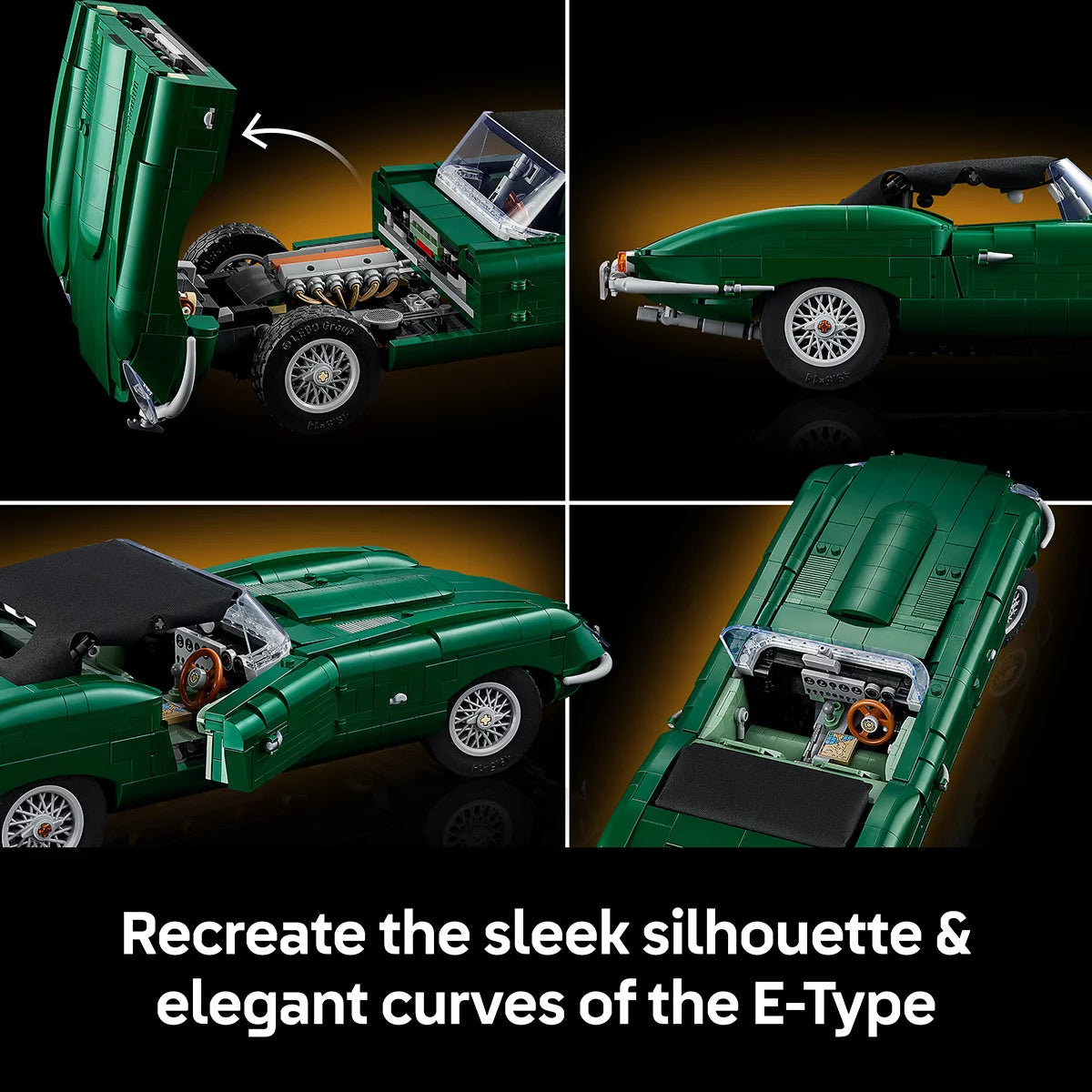 LEGO Icons Jaguar E-Type - Model 11381 (18+ Years), view 4