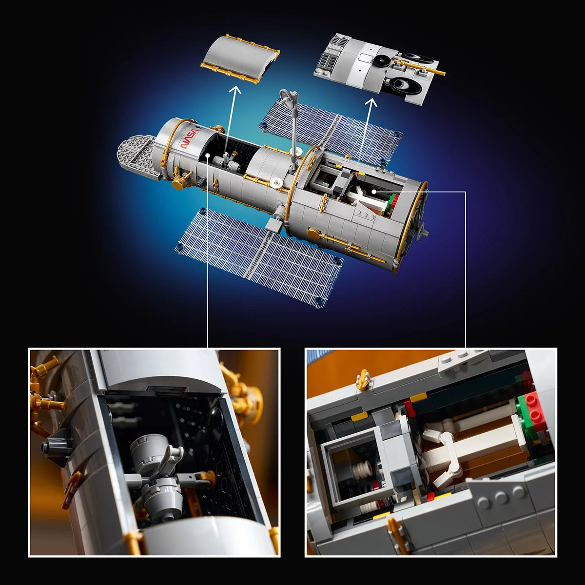 LEGO Icons NASA Space Hubble Telescope - Model 11382 (18+ Years)
