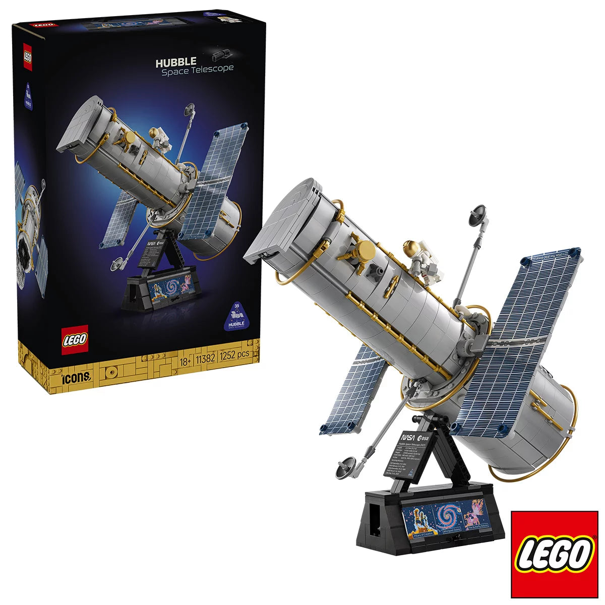 LEGO Icons NASA Space Hubble Telescope - Model 11382 (18+ Years)