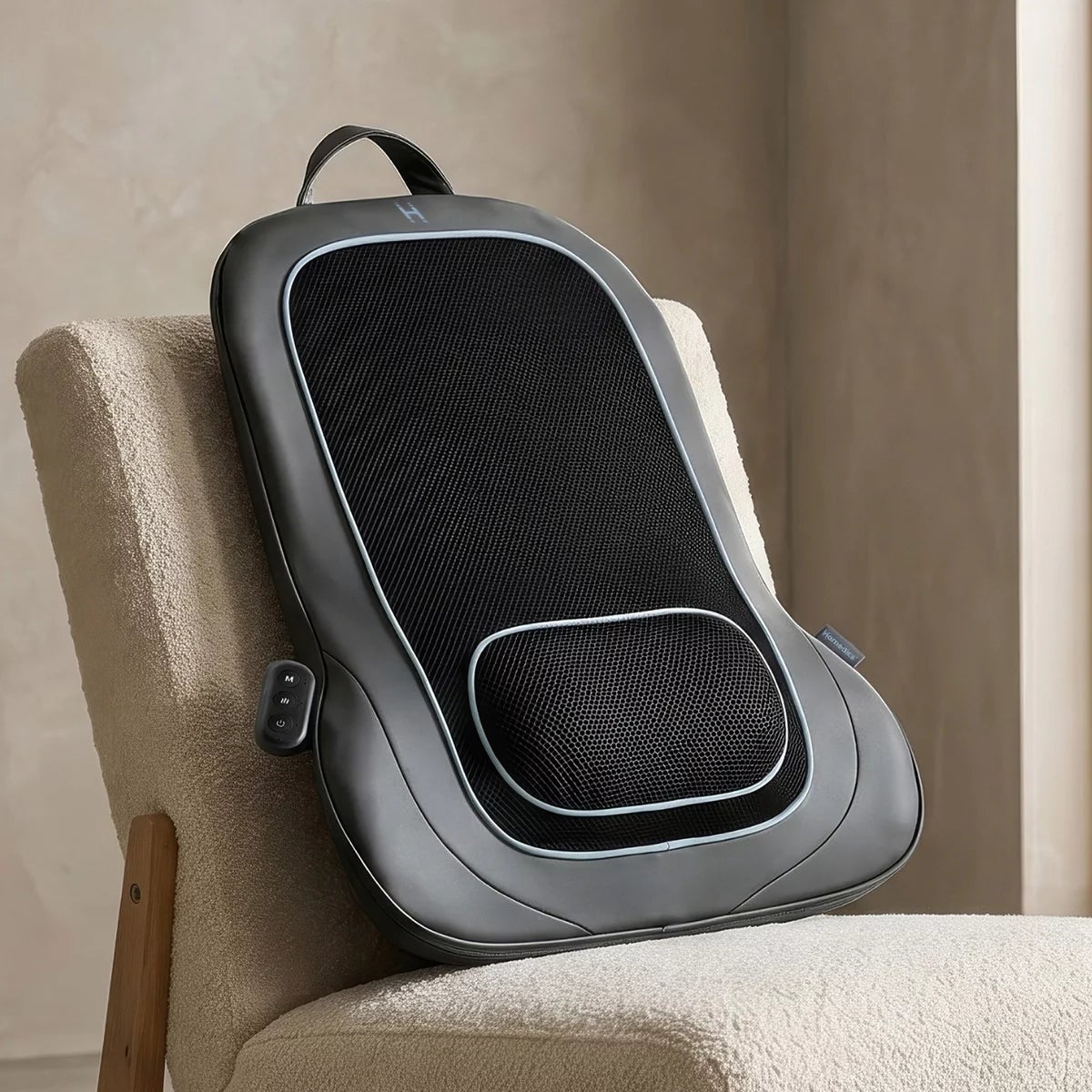 Homedics Shiatsu Back Massage Cushion With Heat SBM-150H-EB, view 6