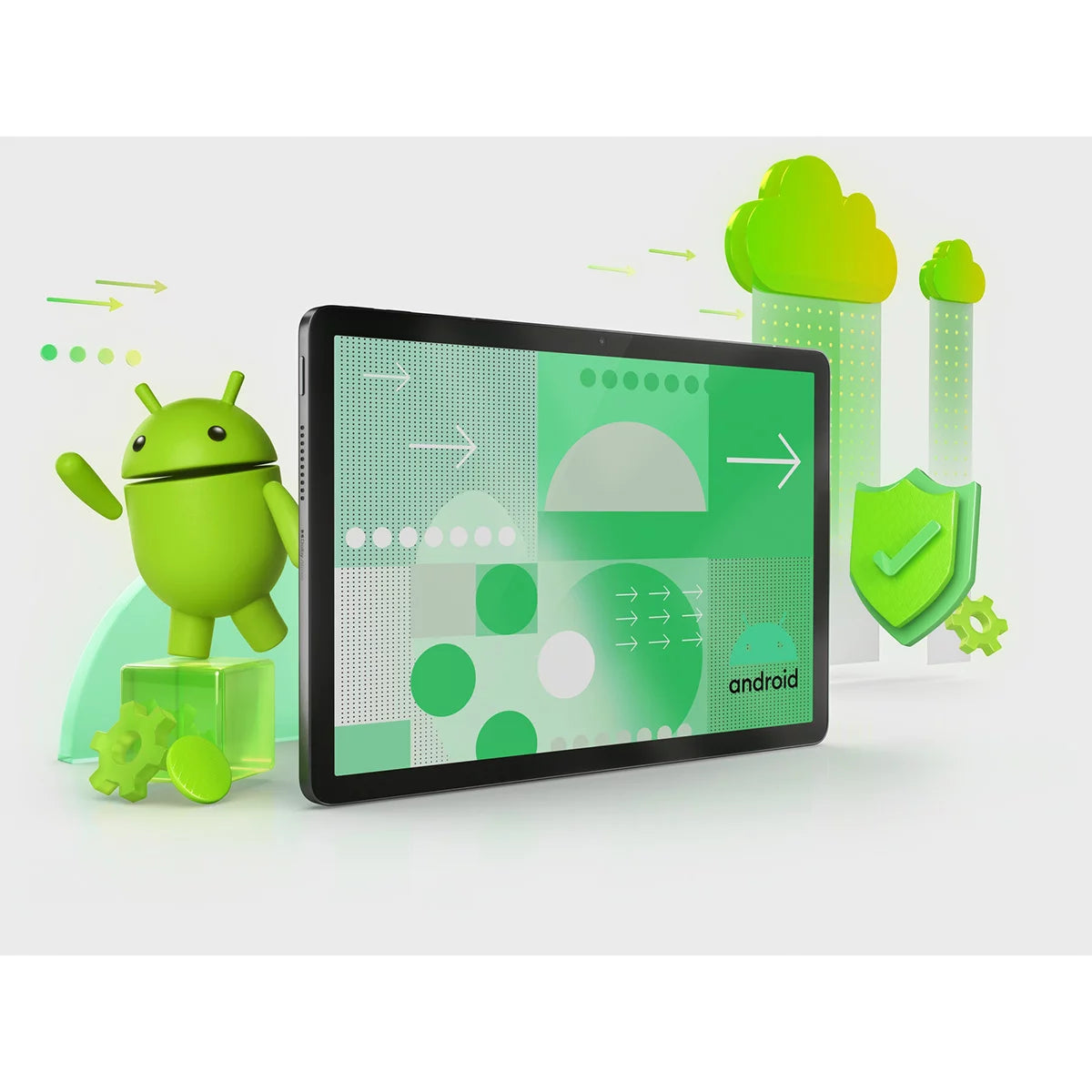 Lenovo Tab, 4GB RAM, 128GB eMMC, 10.1 inch Tablet with Case, ZAEJ0082GB