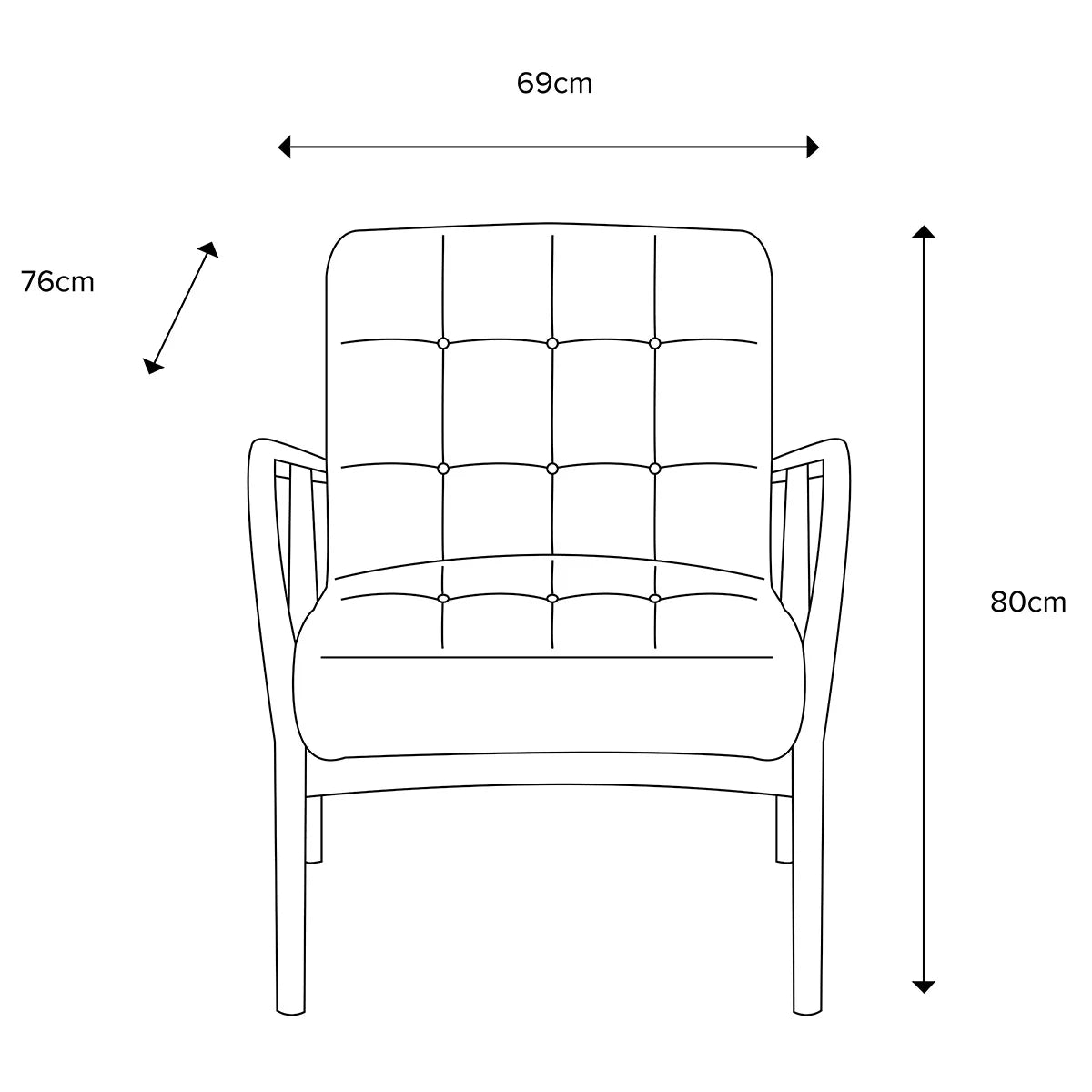 Gallery Humber Natural Faux Sheepskin Armchair