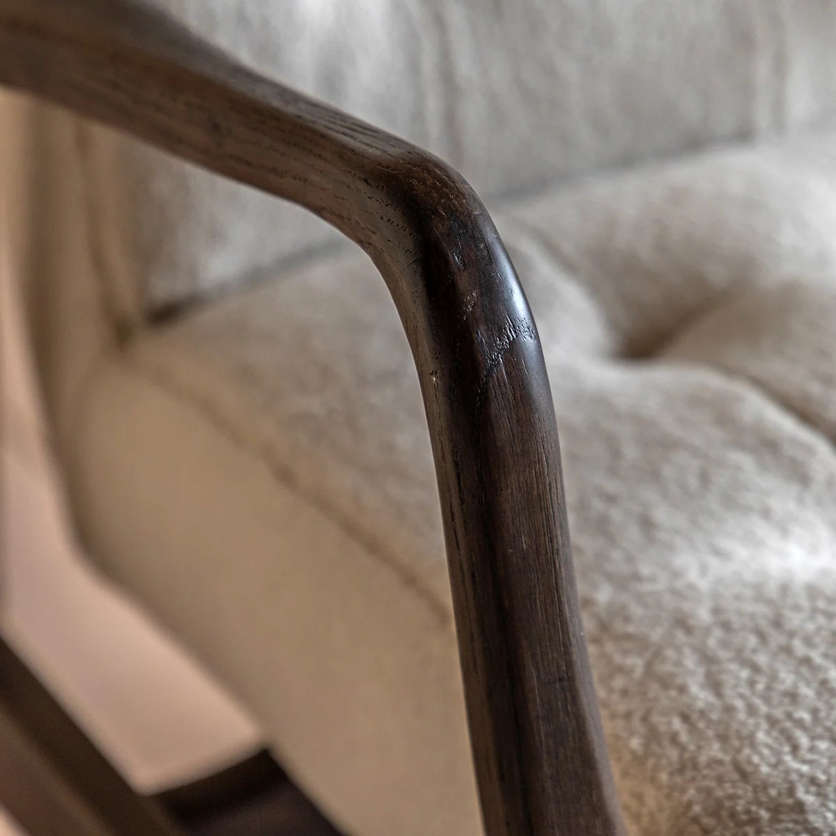 Gallery Humber Natural Faux Sheepskin Armchair