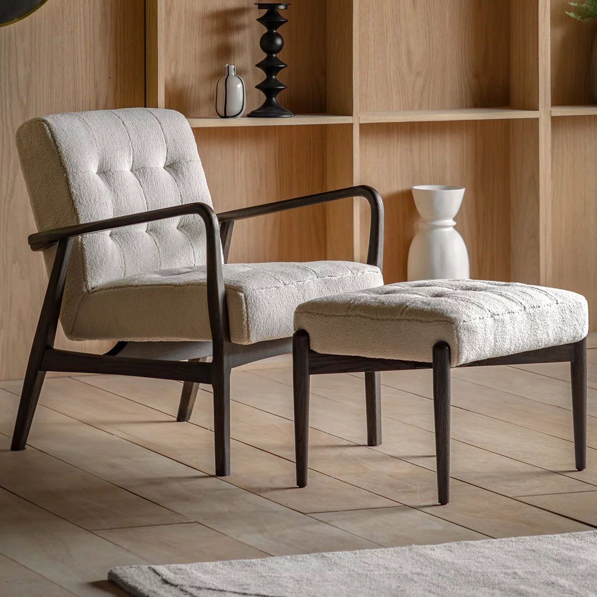 Gallery Humber Natural Faux Sheepskin Armchair